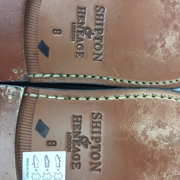 Shipton & Heneage Mens Black Suede Tassel Loafer 8 - Picture 7 of 8